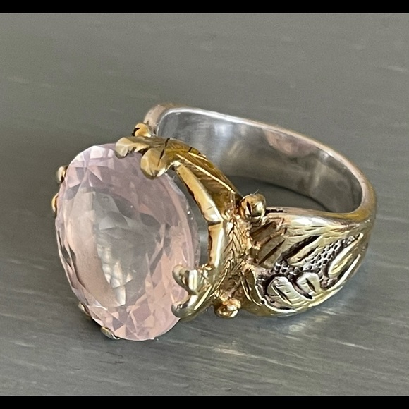 🌟 White Topaz Sterling Silver Statement Ring - Picture 11 of 11